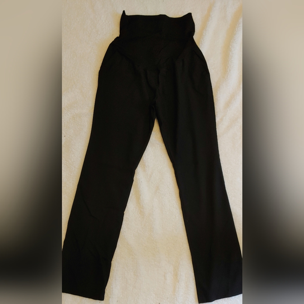 Black Liz Lange Maternity Slacks